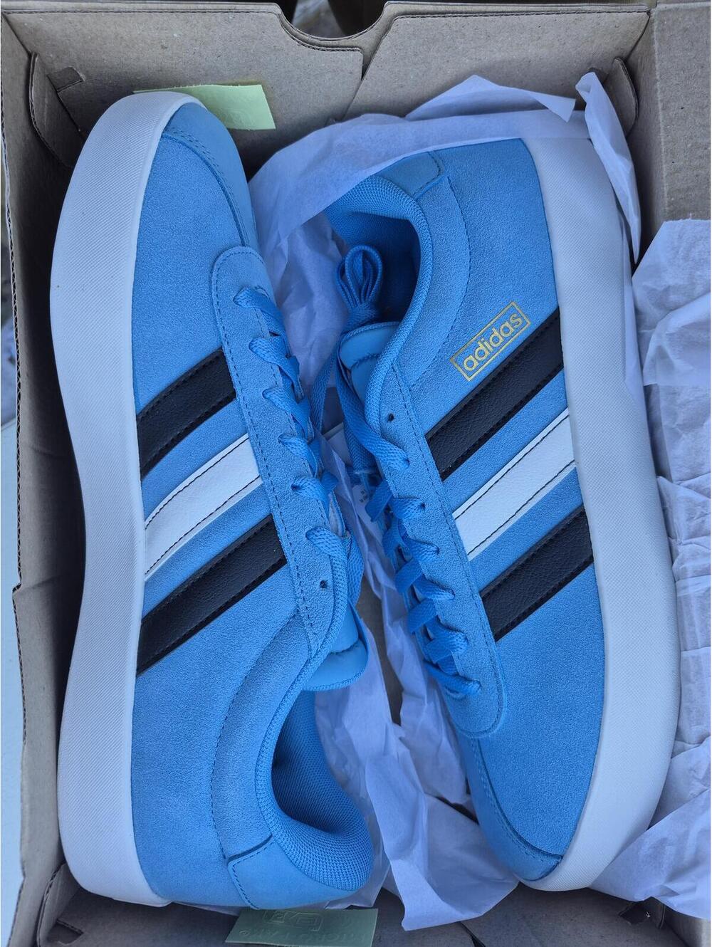 Adidas VL Court 3.0 Skateboarding Shoes in Blue, Size 11.5 - Picture 1 of 9